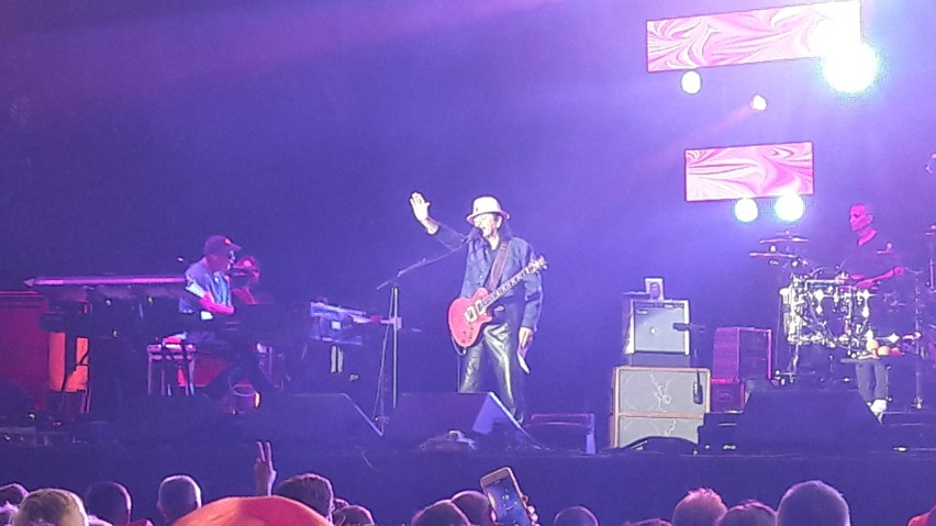 Carlos Santana na scenie pierwszego dnia Tauron Life Festival Oświęcim 2018 [ZDJĘCIA, WIDEO]