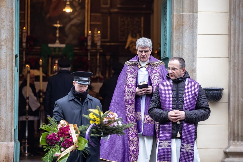 25.01.2022, Kraków, cmentarz Rakowicki: pogrzeb Stanisława...