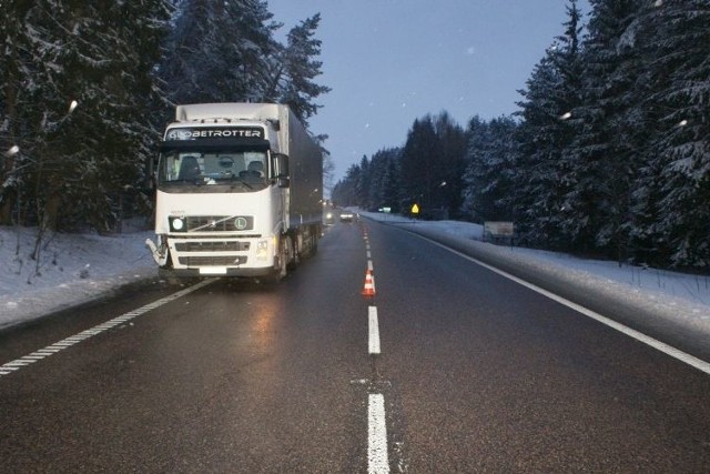 Śmiertelny wypadek w miejscowości Jasionowo był przyczyną kilkugodzinnych utrudnień w ruchu