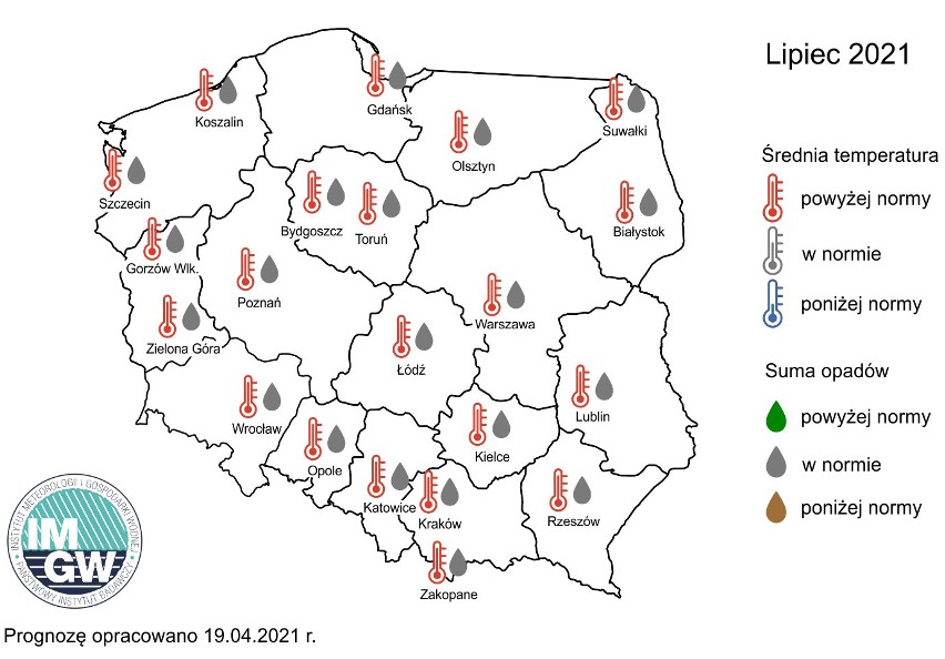 IMGW podało eksperymentalną długoterminową prognozę pogody...