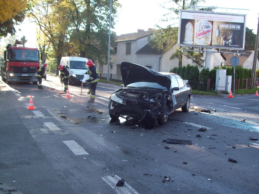 Wypadek na Strzeleckiej w Opolu. Ranny 20-latek