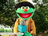 Muppet współpracujący z WHO. Nauczy malucha dbać o higienę