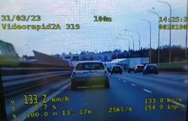 21-letni kierowca poruszając się po ulicy Krzywoustego w Poznaniu przekroczył prędkość o 63 km/h.
