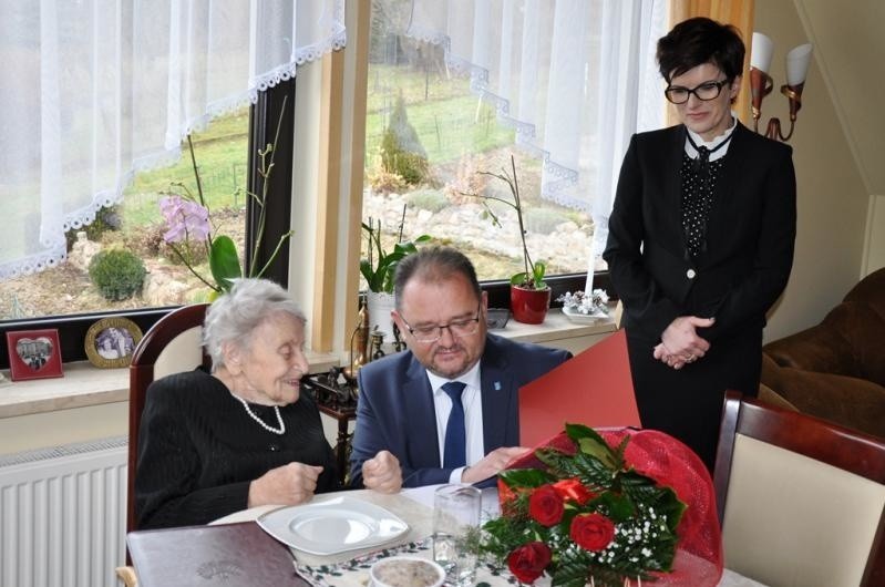 Setne urodziny prof. Zofii Orman, mieszkanki Radziszowa