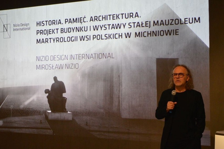 Słynny architekt Mirosław Nizio w Michniowie. Opowiadał o tworzeniu Mauzoleum (WIDEO, ZDJĘCIA)