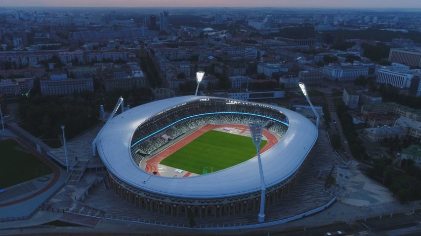 Stadion Dinama w Mińsku na 22 tys. widzów. To miejsce...