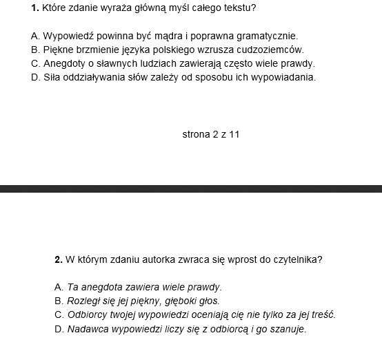 Sprawdzian szóstoklasisty 2014 - PRZECIEKI ARKUSZE - jakie pytania padną na teście? (ZOBACZ ZADANIA)