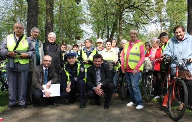 Początek sezonu wycieczek rowerowych 2014 w Kluczborku.