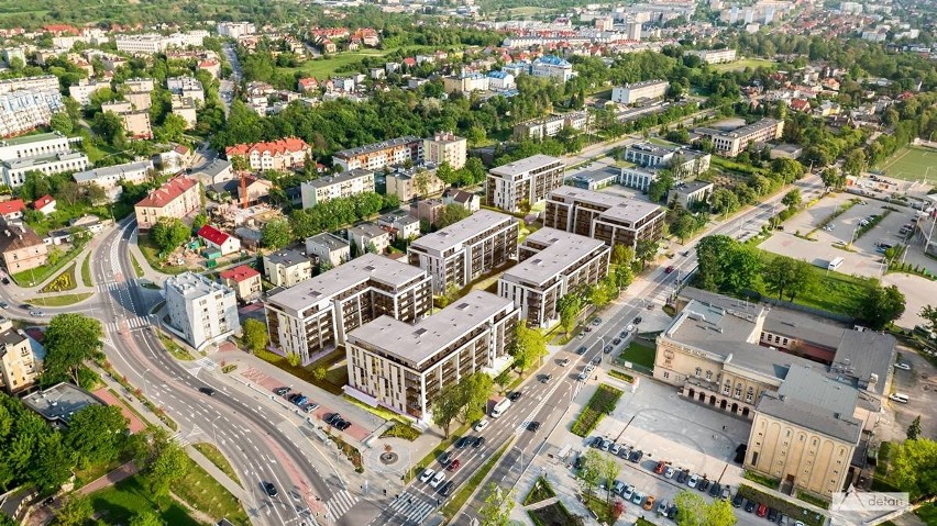 Powstaje osiedle, które całkowicie zmieni centrum Kielc. Zobacz wizualizacje z lotu ptaka