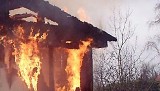 Dębno: Pożar domku jednorodzinnego. Ranny strażak