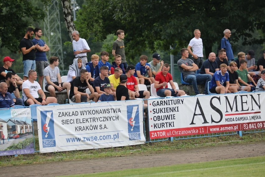 26.06.2021, Skawina: kibice na meczu Wiślanie Jaśkowice -...