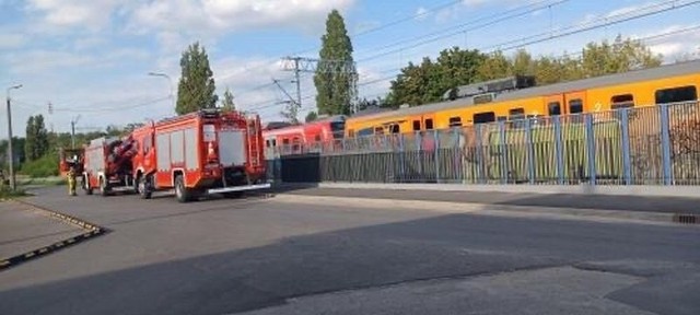 Ruch pociągów na trasie do Wrocławia jest zablokowany,