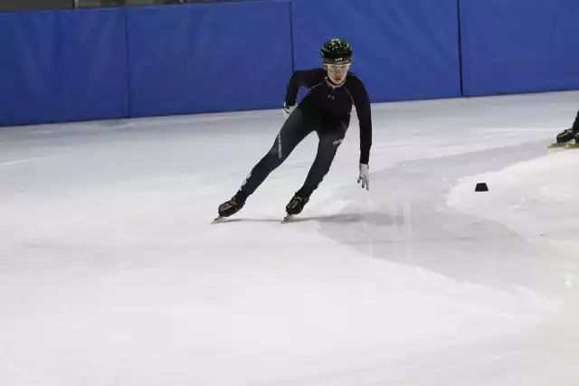 Mateusz Krzemiński to jedna z największych nadziei short tracku na Opolszczyźnie.