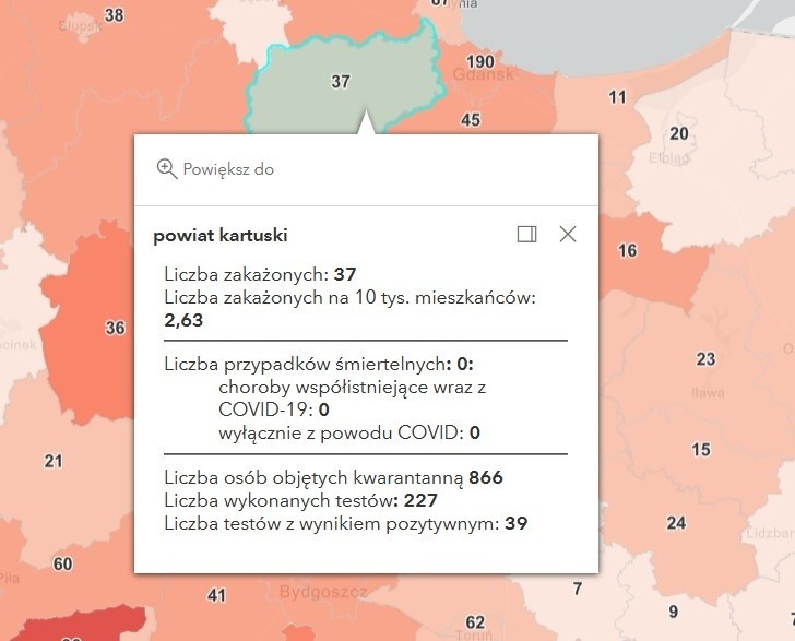 Zakażenia na Pomorzu 17.04.2021 r.