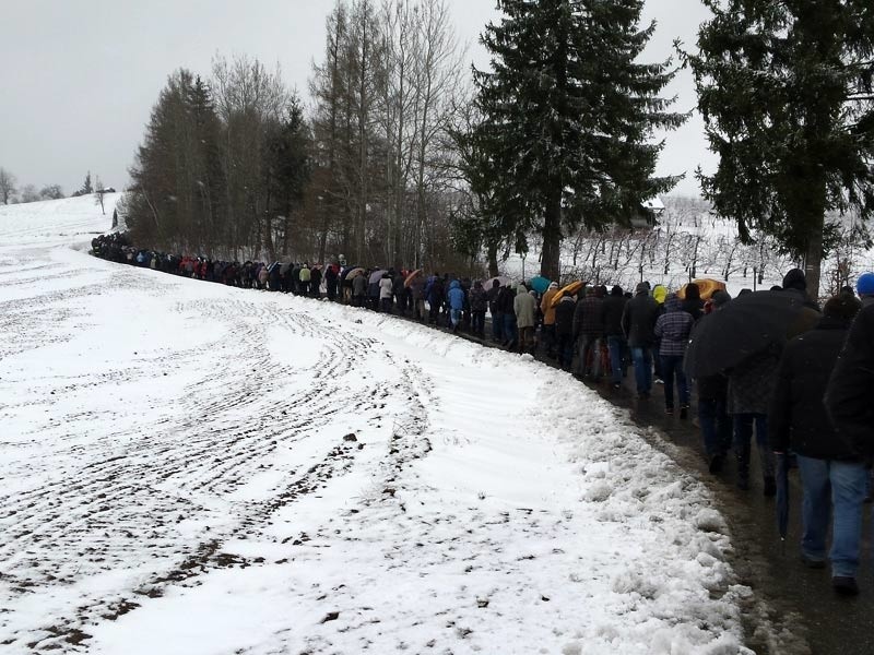 Wielkopiątkowa Droga Krzyżowa w Korczynie