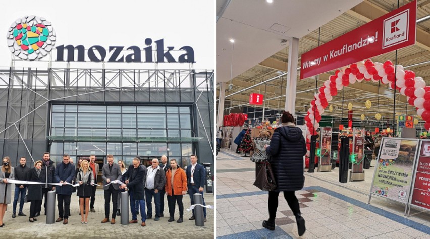 Od 9 grudnia działają Galeria Mozaika i nowy Kaufland przy...