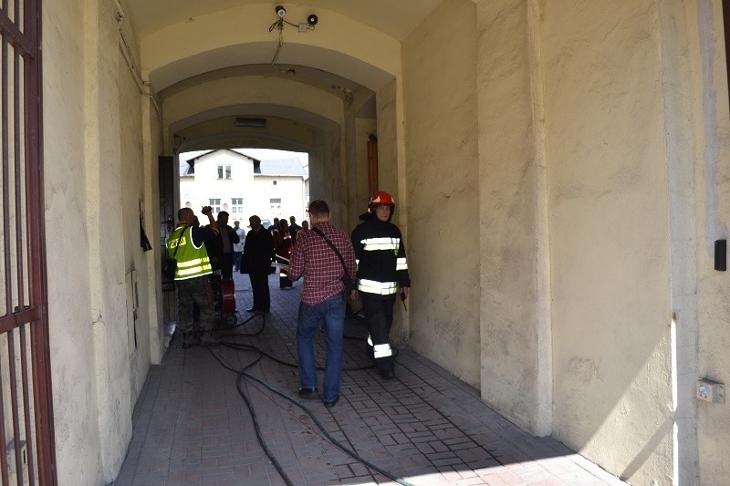 Pożar na Katedralnej w Częstochowie