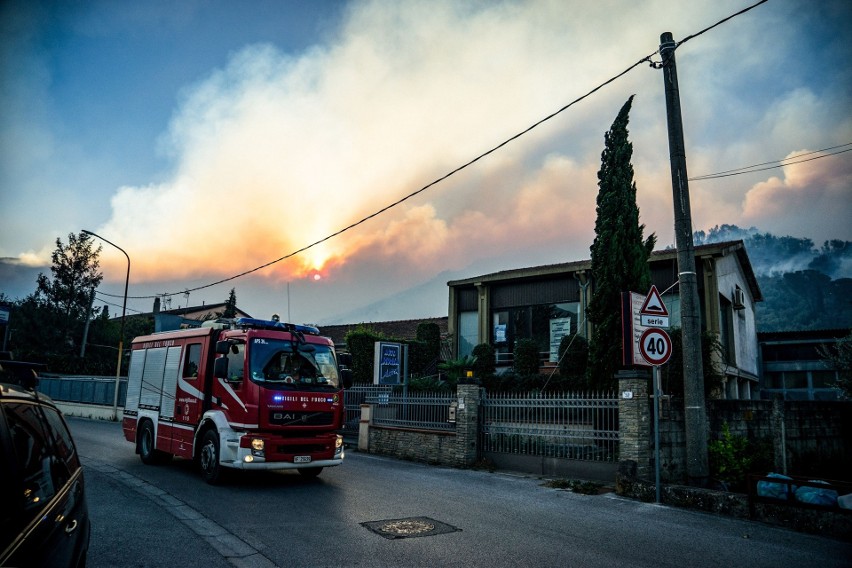 Pożary w okolicach Pizy