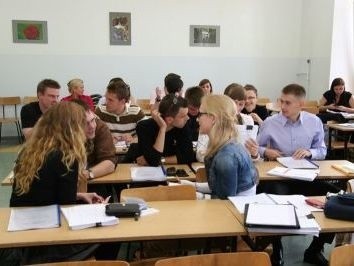 Wspólne zajęcia studentów z Polski i USA