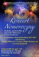 Chór Kameralny Pro Arte zaprasza na "Koncert Noworoczny". Zabrzmią kolędy, pastorałki i wielkie hity muzyki rozrywkowej