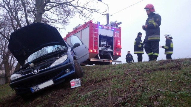 Wypadek w Polskim Gronowie 24.12.2016