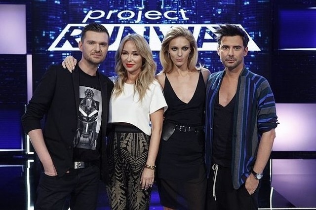 Maciej Zień, Joanna Przetakiewicz, Anja Rubik, Marcin Tyszka (fot. Grzegorz Press/x-news)