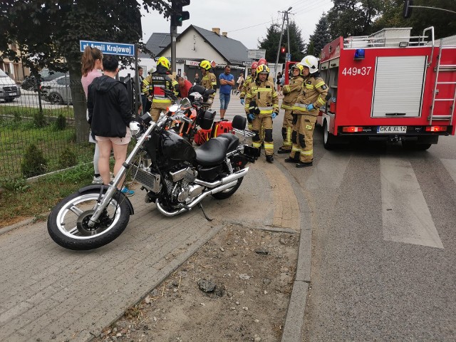 W niedzielę, 27 sierpnia doszło do wypadku w Pępowie. Kierująca volkswagenem zderzyła się z prawidłowo jadącym motocyklistą.