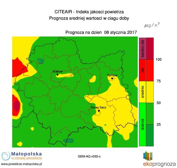 Smog znów atakuje w Krakowie i Małopolsce. Fatalna jakość powietrza