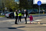 Akcja "Patrz i słuchaj" w Szczecinie. Policjanci, strażnicy miejscy i urzędnicy przypominali zasady bezpieczeństwa