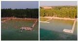 Znikają setki turystów i... robi się pięknie. Zobaczcie znane jezioro i plażę po sezonie