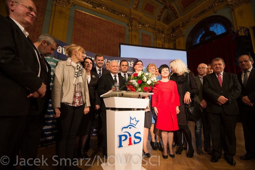 Prezes PiS Jarosław Kaczyński w Toruniu