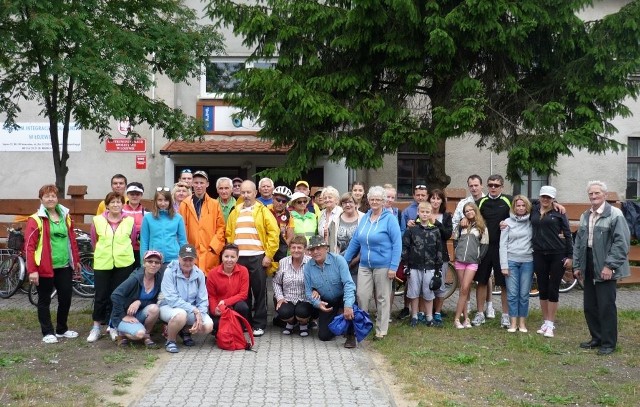 Uczestnicy rajdu Gniewkowo - Łojewo - Gniewkowo