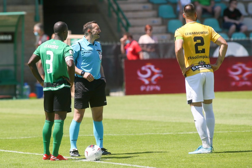 Górnik Łęczna - Olimpia Elbląg 1:0. Wygrali piąty mecz z rzędu. Zobacz zdjęcia