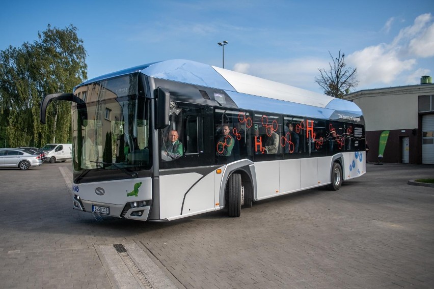 Pierwszy wodorowy autobus Solarisa, testowany był w Poznaniu