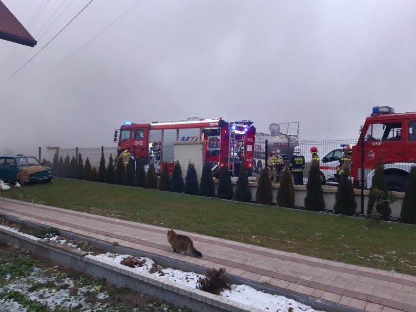 19 zastępów straży pożarnej gasiło pożar stolarni w m. Przędzel koło Rudnika nad Sanem. Czy to było podpalenie? Są takie głosy [ZDJĘCIA]