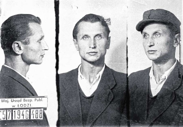 Zdjęcie kpt. Stanisława Sojczyńskiego wykonane po aresztowaniu w 1946 r. W ściganie "Warszyca" zaangażowany był osobiście Mieczysław Moczar, późniejszy minister spraw wewnętrznych
