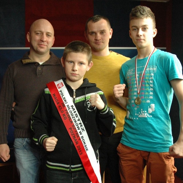 Od lewej: Robert Osmólski, Adrian Urbański, Kamil Korpowski, Mateusz Łukaszewski/