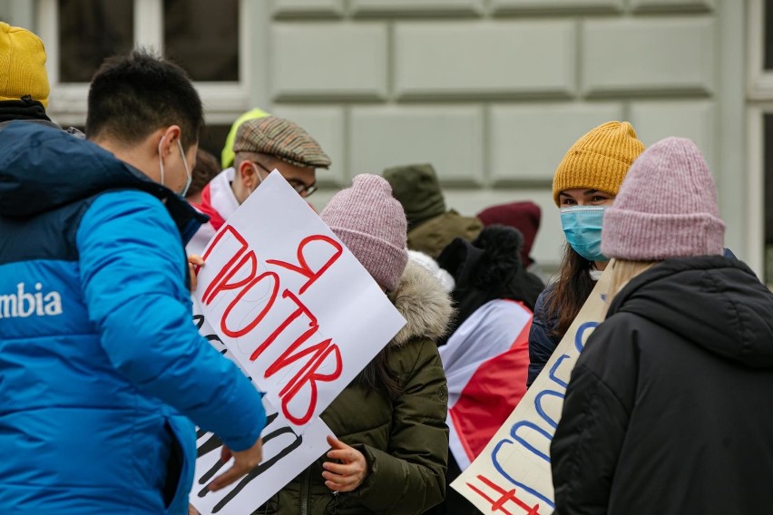 Demonstracja w sprawie rosyjskiego opozycjonisty