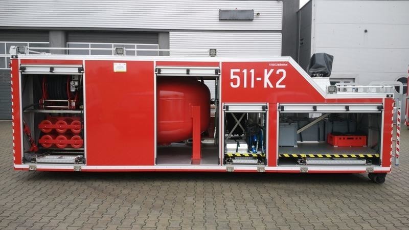 Nowy wóz bojowy i sprzęt dla strażaków z Oświęcimiu