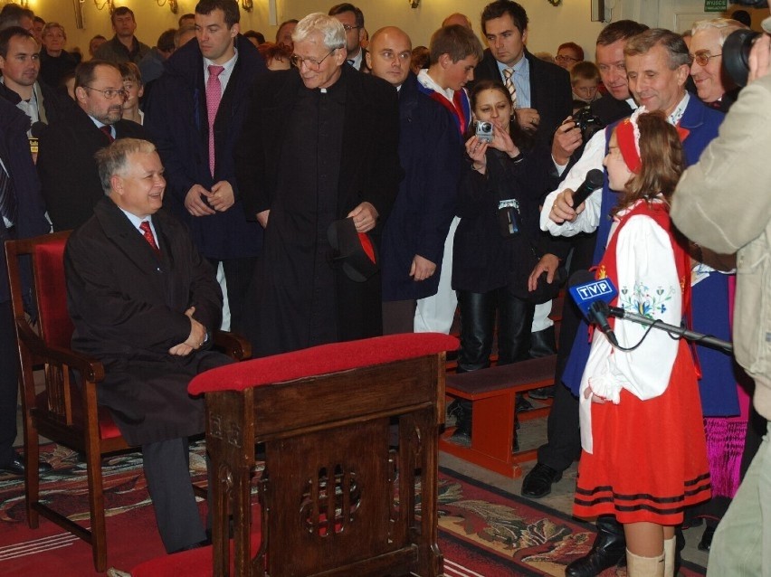 Tak wyglądała wizyta prezydenta RP Lecha Kaczyńskiego w...