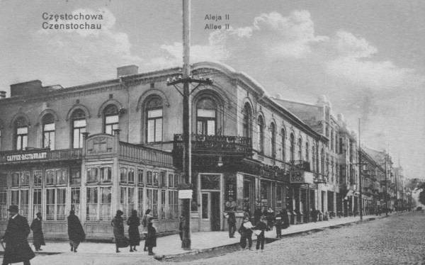 Archiwalne fotografie Alei NMP w Częstochowie