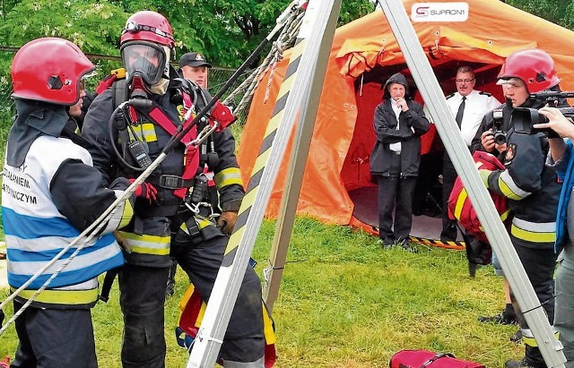 Strażacy mieli już okazję sprawdzić warunki na przyszłym poligonie podczas mistrzostw Małopolski dla ratowników medycznych jednostek ratowniczo-gaśniczych
