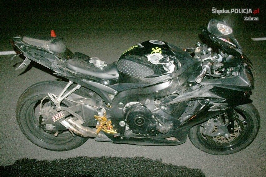 Zabrze: śmiertelny wypadek motocyklisty na al. Korfantego [ZDJĘCIA]
