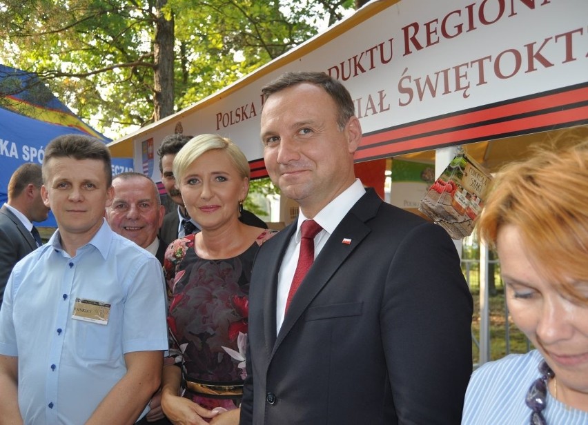 Para prezydencka nie szczędziła słów uznania świętokrzyskim producentom. Prym wiódł chleb z kieleckiej piekarni R.Dobrowolski