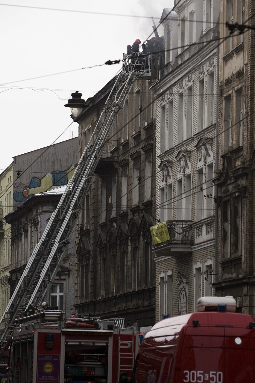 Pożar gasiło 11 zastępów straży pożarnej