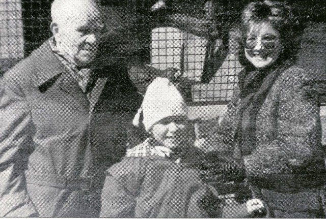 Mała Lucynka z rodzicami w Białymstoku.