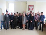 Maków Maz. Policjanci pożegnali odchodzącą na emeryturę Bogumiłę Jakubiak, pracownika cywilnego makowskiej komendy