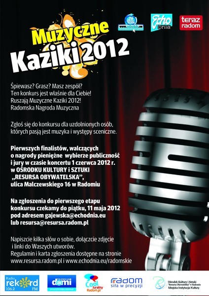 Muzyczne Kaziki 2012! Zgłoś swój zespół i walcz o pieniądze!