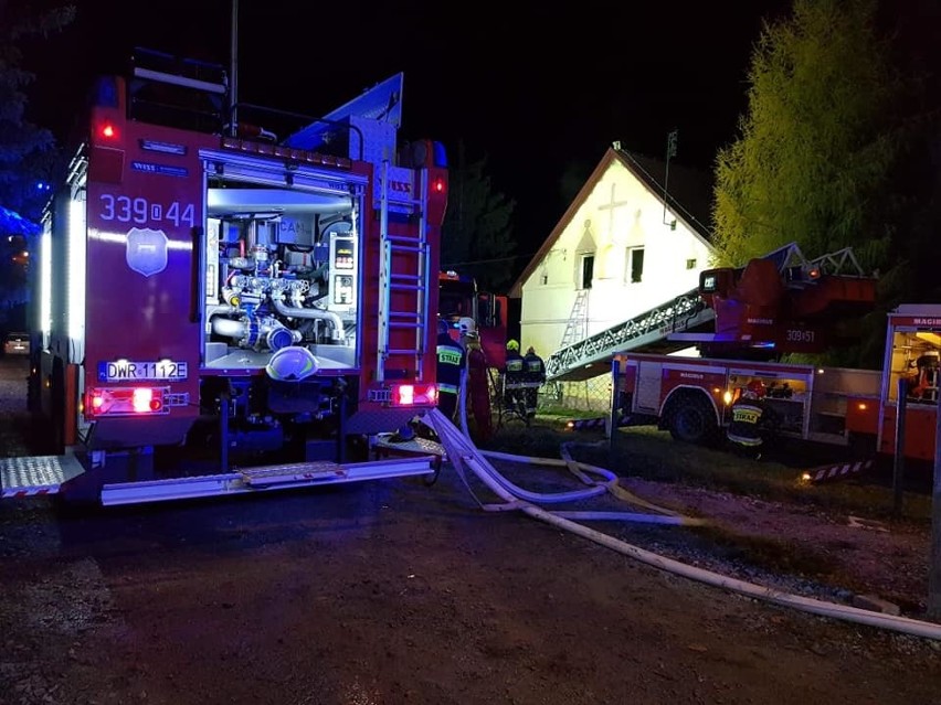 Tragiczny pożar pod Wrocławiem. Nie żyje 43-letni mężczyzna 