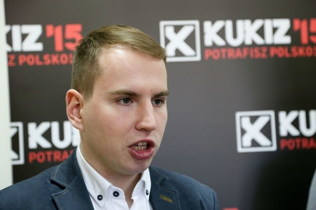 Adam Andruszkiewicz, szef Młodzieży Wszechpolskiej zostaje w Kukiz '15